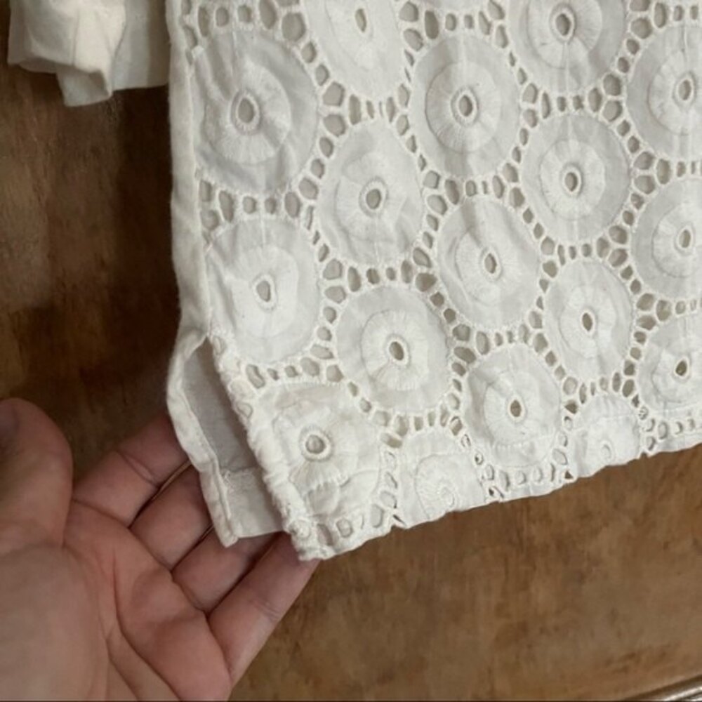 Jcrew Eyelet Top BowTie Back Detail - Picture 5 of 10